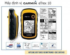 Máy GPS Garmin eTrex 10 (Còn hàng)