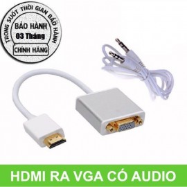 Cáp chuyển HDMI ra VGA có Audio