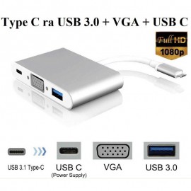 Cáp chuyển Type C sang Usb, VGA , Usb C