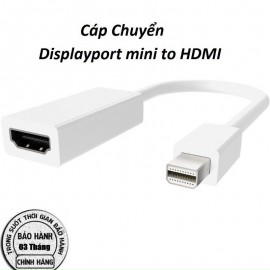 cáp chuyển Displayport mini to HDMI